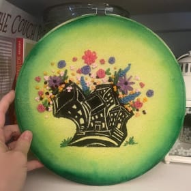 Embroidered Wallhanging item