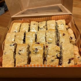 Homemade biscotti box item
