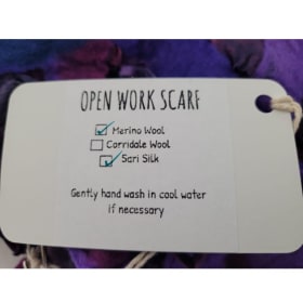 Nuno Open Work Scarf item