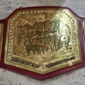 Official Hulk Hogan Autographed "Hulkamania" Wrestling Belt item