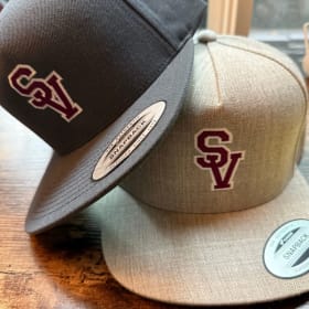 Light Gray Flat Bill Hat item