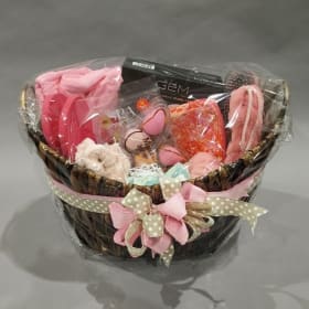 Dark Pink Spa Basket #13 item