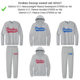 Item #4: ADULT sweat suit - TOP- HOODIE item