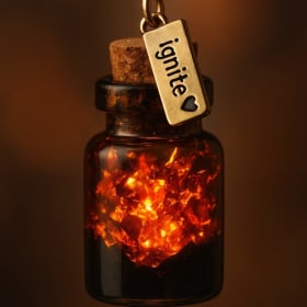 Spark of the Phoenix Pendant Jar item