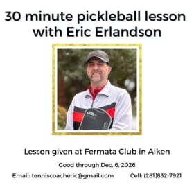 11. Private Pickleball Lesson with Coach Eric item