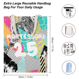 Canvas Tote Bag- Montessori 25 item