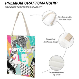Canvas Tote Bag- Montessori 25 item