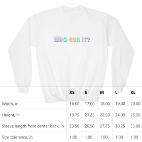 Who Run It Sweatshirt (Youth) item