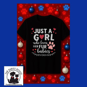 Large T-shirt Just a Girl: Black item