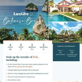 Balinese Breeze Vacation! 4 guests, 5 nights item