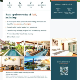 Balinese Breeze Vacation! 4 guests, 5 nights item