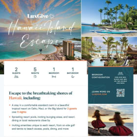 Hawaii Island Escape 2 Guests, 5 Nights, 1 Bed, 1 Bath item