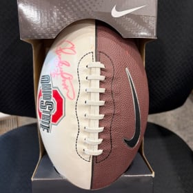 007 - Stadium Seats & Signed Football item