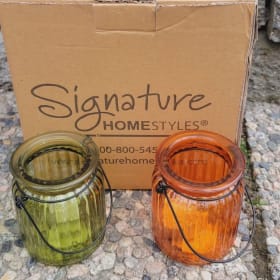 Item #14 - 4 Piece Tealight Candle Jars item