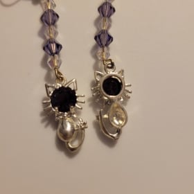 Purple Earrings Set item