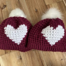 Custom crocheted hat item
