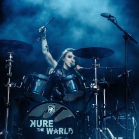 Kami Kehoe: Signed Drumsticks and Drum Head item