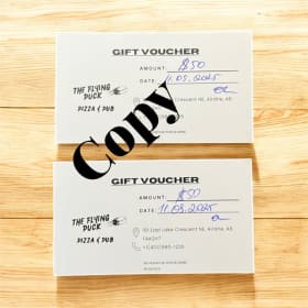 Flying Puck Gift Certificates item