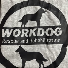 Small T-Shirt Grey w/Black Round logo item