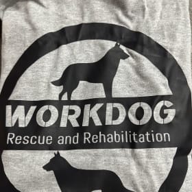 T-Shirt Med Grey w/Blk Round logo item
