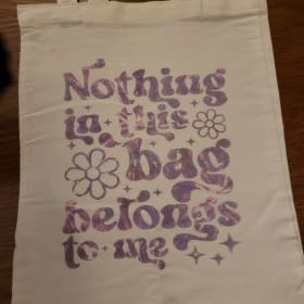 Silly Canvas bag item
