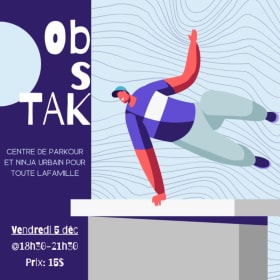 Obstak - 5 déc @18h30-21h30 item