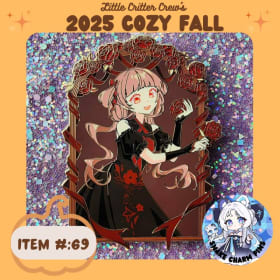 Anne with Roses Pin item