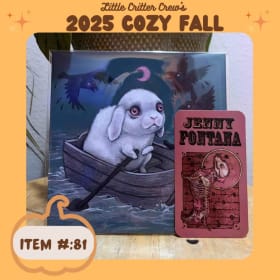 Bunny in a Boat Print item