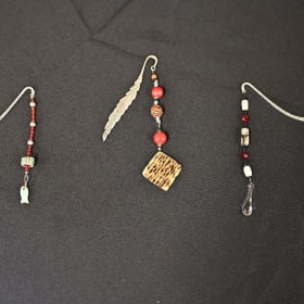 Little Marks Letterpress Bookmarks - Set of 3 item