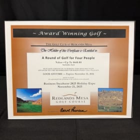 Redlands Mesa Golf Course Gift Certificate item