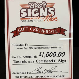 Bud's Signs Gift Certificate item