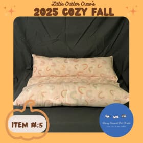 Pink Rainbows Print Bunny Bed item