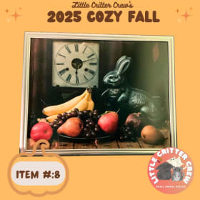 Fruit & Chocolate Bunny Framed Print item