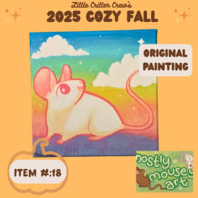 Mouse Original Painting on Canvas item