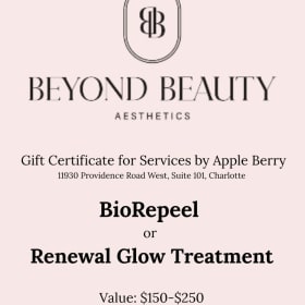 Beyond Beauty Gift Certificate for Services by Apple Berry item