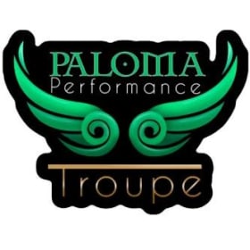 Paloma Performance Troupe Logo with WIngs Sticker item