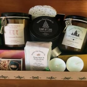 Item #49 - Witch's Key Candle Co. Gift Basket item