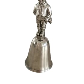 Boy With Flowers” Silver-Plated Bell item