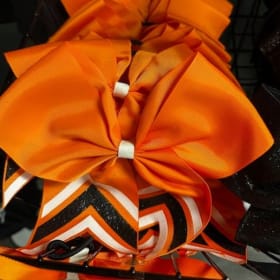 Cheer Hair Bow - Orange item