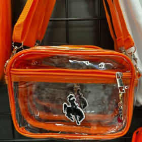 Crossbody CLEAR Orange Stadium Purse item