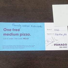 Item #46 - Kitchen Essentials & Panago item