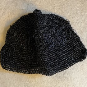 Black Woven Cap item