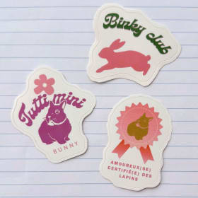 Ensemble 3 Autocollants GIRLY/Pack 3 Stickers - Girly item