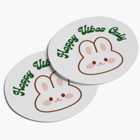 Hoppy vibes Sticker item