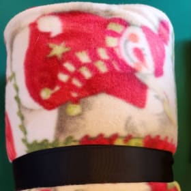 Fleece Snowman Throw item