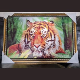Majestic Holographic Tiger Art item