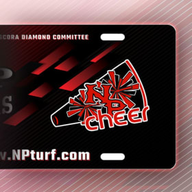 Cheerleading Plate item