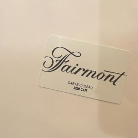 Fairmont Hotels & Resorts $250 Gift Card item