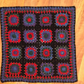 Crochet Granny Square Blanket - Value $20 item