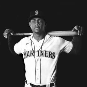 #28 Julio Rodriguez Print Autographed by Keegan Hall item